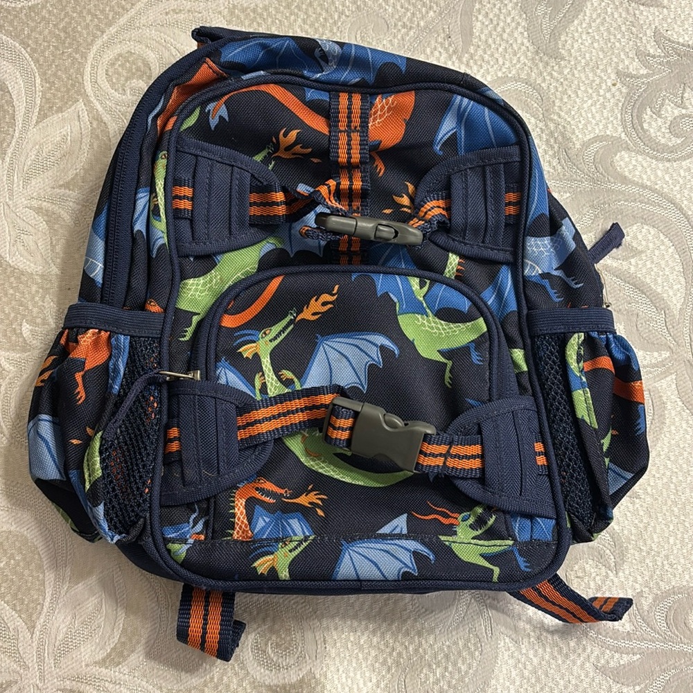 Pottery Barn kids dragon back pack